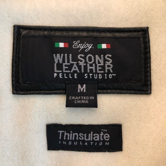 Wilsons Leather Black Genuine Leather Jacket SOLD - Picture 7 of 7